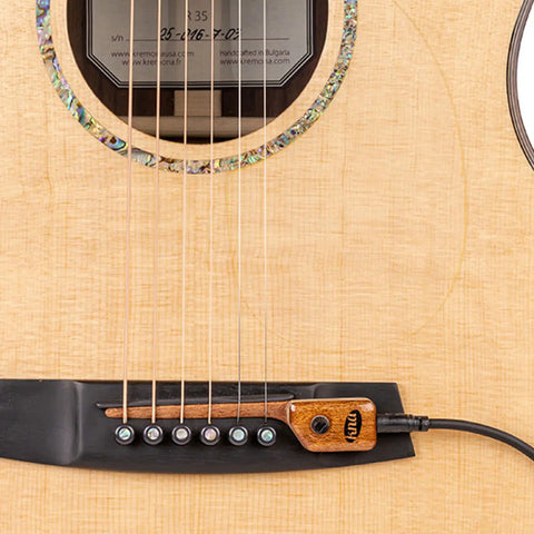 Pastilla Piezoeléctrica Kna Sg2 Adhesiva Para Guitarra Acústica Negro