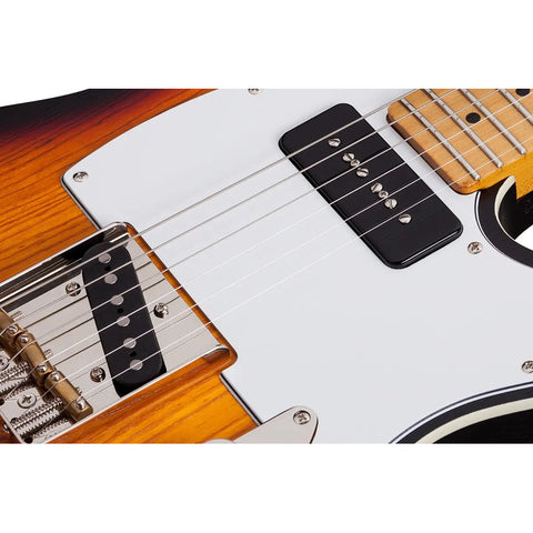 Guitarra Electrica Solida Schecter Pt Special Diestro 3-tone Sunburst Pearl
