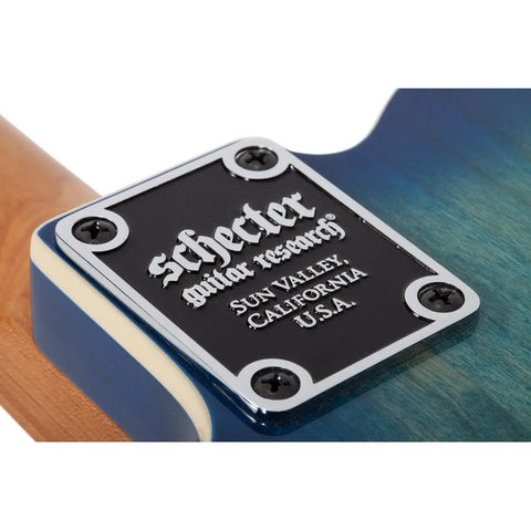 Guitarra Electrica Trans Blue Burst Schecter Pt Pro-maple Diestro Trans Blue Burst