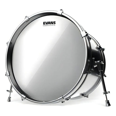 Parche Para Bombo De 20 Pulgadas Serie G1 Clear Evans Bd20g1 Blanco