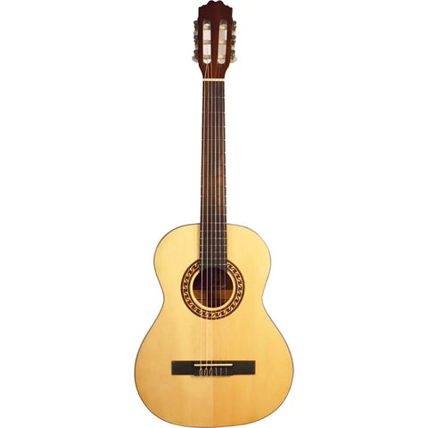 Guitarra Clásica De 3/4 Tapa De Abeto La Sevillana A-23 Natural