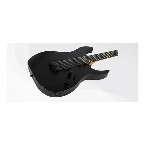 Guitarra Eléctrica 6 Cuerdas Spira Guitars S-400 Satin Black Diestro Negro