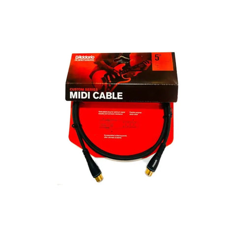Cable Midi D'addario Pw-md-05 Custom Series De 1,52 M