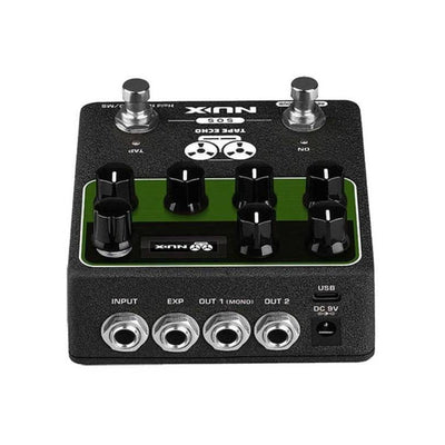 Pedal De Efecto Nux Verdugo Tape Echo Ndd-7  Negro