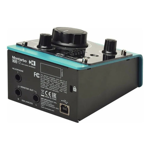 Interfaz De Audio Montarbo Dsi-12 Usb Para 1 Canal 24 Bit 192 Khz Cian
