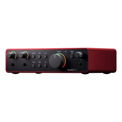 Focusrite Scarlett 2i2 Interfaz De Audio Usb-c 4ª Gen Color Rojo