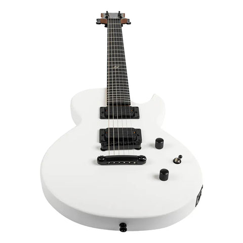 Guitarra Eléctrica Tipo Les Paul Spira L-400 Satin White Diestro Blanco Ébano