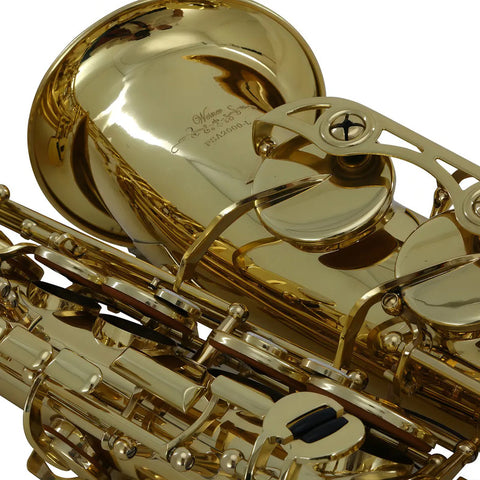 Saxofón Alto Wesner Psa2000-l Latón Laqueado Con Estuche