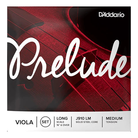 Juego De Cuerdas Para Viola Escala Larga Daddario J-910 L