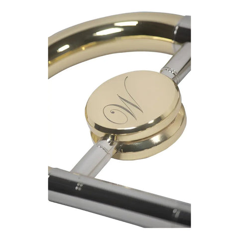 Trombón De Vara Wesner Ptt1000-l Bb Si Bemol Latón Laqueado 203mm