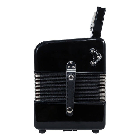 Acordeón Negro De 31 Botones Tono De Fa Moretti Verona Fbbeb