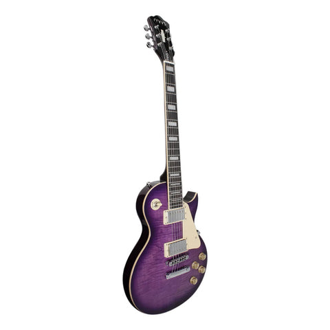 Guitarra Eléctrica Les Paul Mars  Lp Standard Purple Ppl Diestro Purple