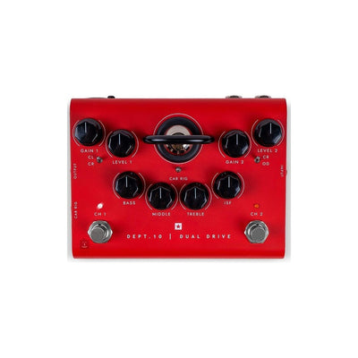 Pedal De Efectos 2 Canales Blackstar Dept. 10 Dual Drive Color Rojo