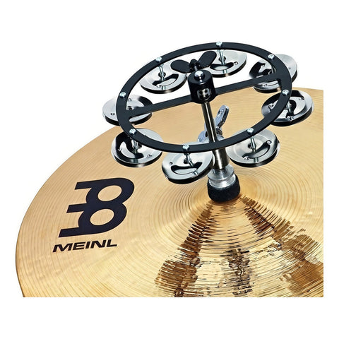 Meinl Hthh1bk Pandero Para Batería Crótalos Acero Color Negro