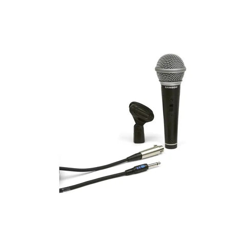 Micrófono Dinámico Cardioide Con Switch, Scr21s Samson Negro