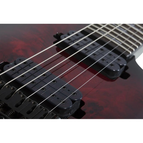 Guitarra Eléctrica Black Cherry Burst Schecter Omen Elite-6 Diestro Black Cherry Burst Palo De Rosa