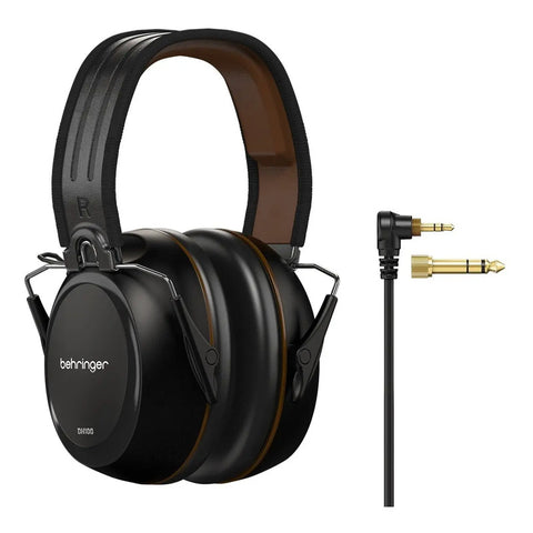 Audífonos P/estudio Con Aislamiento De Ruido Behringer Dh100 Negro