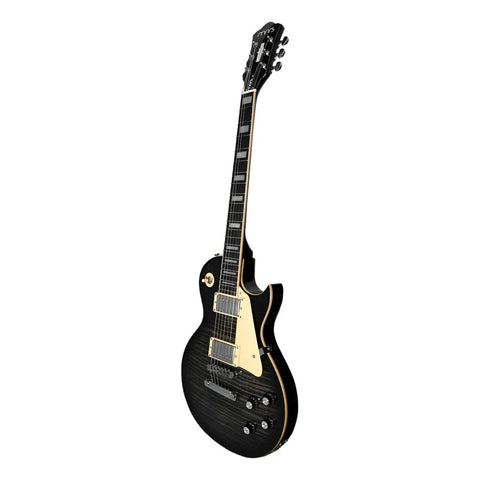 Guitarra Eléctrica 6 Cuerdas Mars Les Paul Traditional Black Color Negro Material Del Diapasón Palisandro Orientación De La Mano Diestro Palo De Rosa