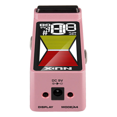 Nux Ntu-3 Pnk Afinador Electrónico Pedal Pantalla Guitarra Color Rosa