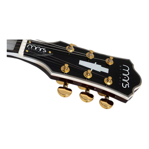 Guitarra Eléctrica 6 Cuerdas Mars Les Paul Jazz Red Color Rojo Material Del Diapasón Palo De Rosa Orientación De La Mano Diestro