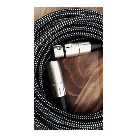 Cable Tejido Para Microfono 24awg 6m, Mrs Mw-bk