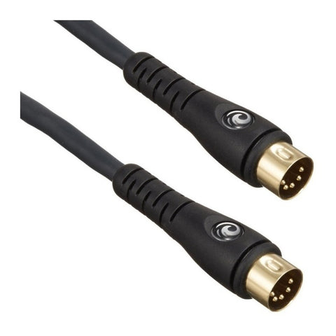 Cable Daddario Midi 5 Conectores Dorado 6 Metros Pw-md-20