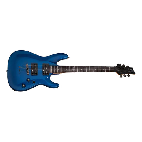 Guitarra Eléctrica Color Azul Eléctrico, Sgr By Schecter C1 Diestro Azul Palo De Rosa