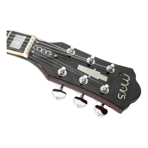 Guitarra Eléctrica 6 Cuerdas Mars Hollowbody 335 Classic Red Color Rojo Material Del Diapasón Palo De Rosa Orientación De La Mano Diestro