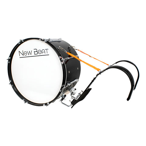 Bombo Para Banda De Marcha 20  New Beat Nb-mabd20 Negro Negro
