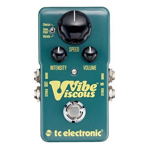Pedal De Efecto Chorus P/guitar, Tc Electronic Viscous Vibe Verde Musgo