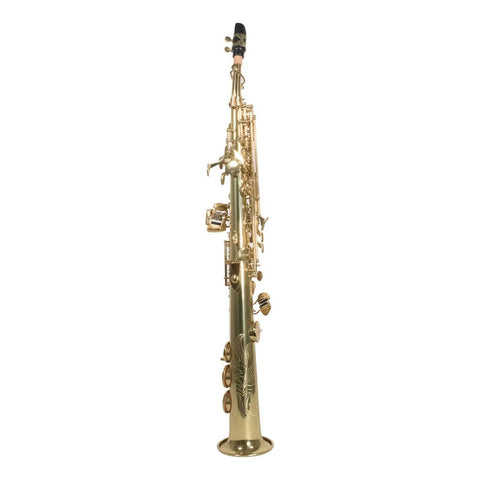Saxofon Soprano Tonalidad Bb Llave De F# Wesner Sss1000-g