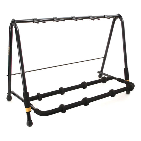 Soporte Base P/ 5 Guitarras O Bajos, Hercules Gs525b Negro
