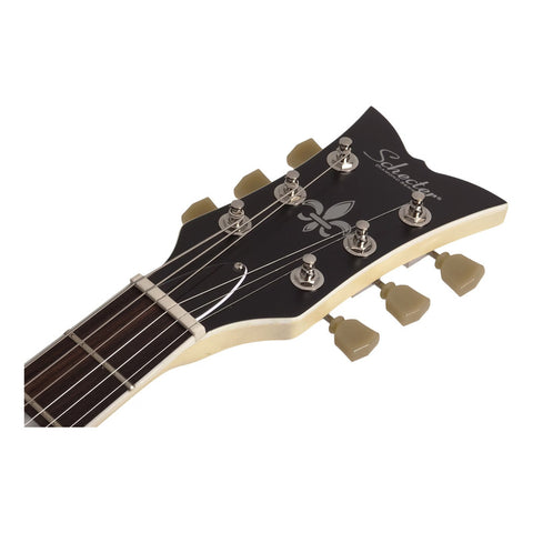 Guitarra Eléctrica Schectrer Ultra-iii Ivory Pearl Diestro Dorado Claro Pau Ferro