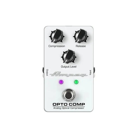 Pedal De Efecto Ampeg Opto Comp Blanco