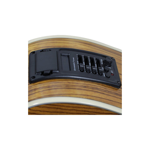 Bajo Electroacústico 4 Cuerdas La Sevillana B-1004ceq Ovangkol Natural Brillante