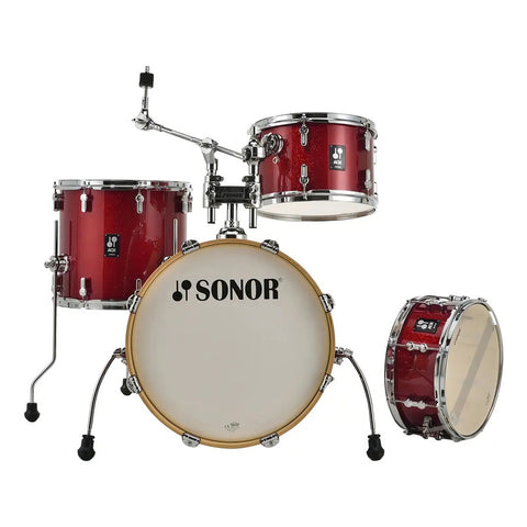 Batería Sonor Aqx Jazz 4 Red Moon Sparkle