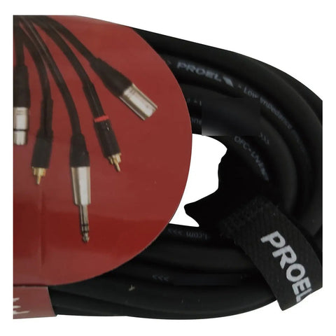 Cable P/microfono Xlr 3 Pines 6 Metros Proel Lw Mc250lu06