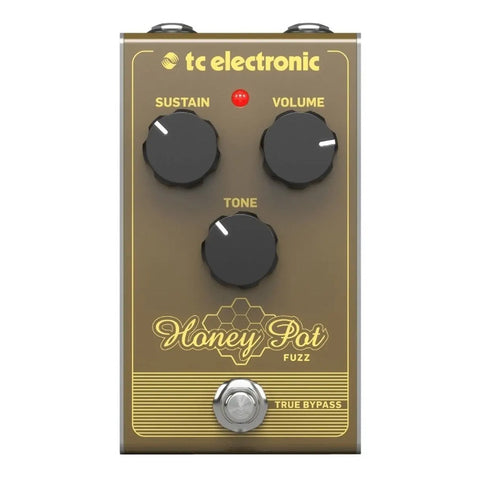 Tc Electronic Honey Pot Fuzz Pedal Guitarra True Bypass Color Verde Oscuro