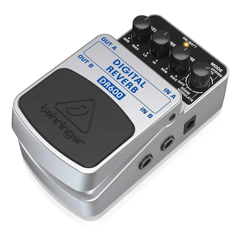 Pedal P/ Guitarra Reverb Digital Estéreo, Behringer Dr-600 Gris