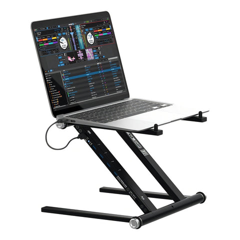 Soporte Ajustable Para Laptop Reloop Stand Hub Con Hub Usb-c Para Dj Negro