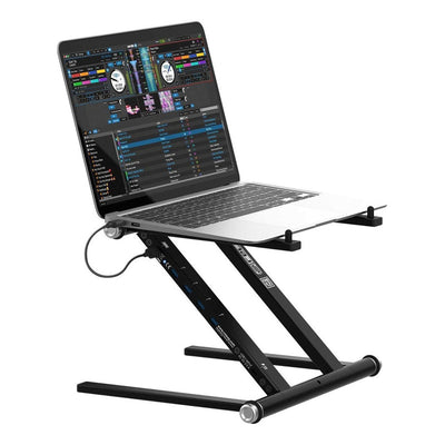 Soporte Para Dj Laptop Con Hub Usb Y Usb C Reloop Stand Hub Color Negro