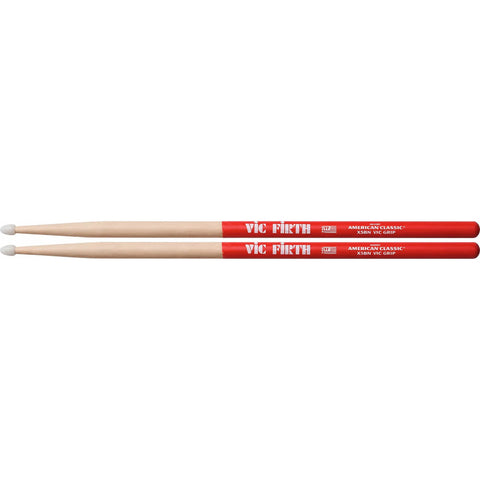 Baquetas Extreme 5bn Largo 16.5in Vic Firth X5bnvg Madera/rojo