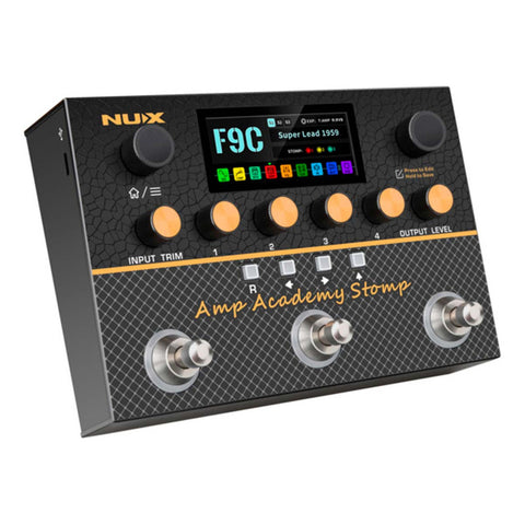 Pedal Simulador Amps Nux Nma-3aap Amp Academy Stomp Negro