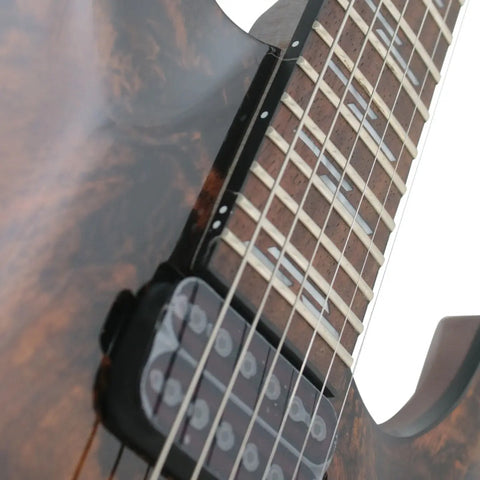 Guitarra Eléctrica Color Charcoal Schecter Omen Elite-6 Fr Diestro Charcoal Arce
