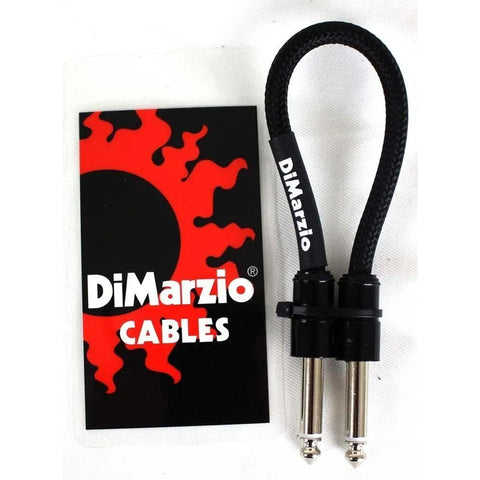 Cable Plugs Rectos 6 PuLG Color Negro Dimarzio Pc106 Blk