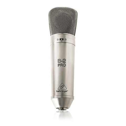 Behringer B-2 Pro Microfono Pro Condensador Estudio Color Dorado Plateado