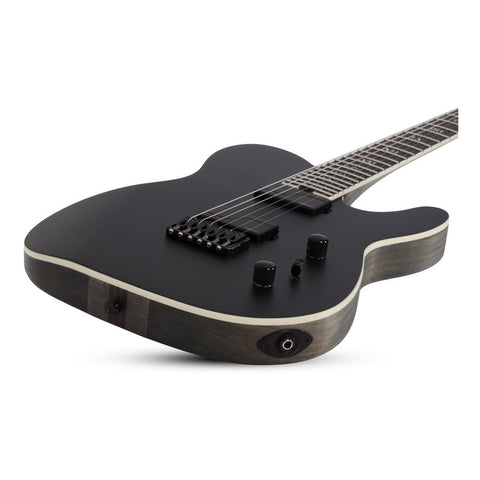Guitarra Electrica Sólida Schecter Pt Sls Elite Evil Twin Diestro Satin Black Ébano