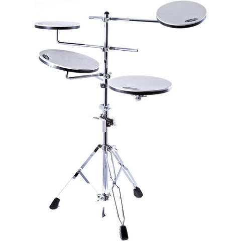 Practicador De Bateria 5 Pads Dw Dwcppadts5 Plateado