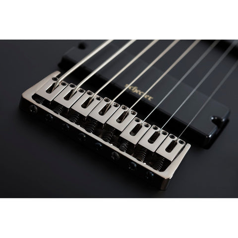 Guitarra Electrica 8 Cuerdas Negro Sat. Schecter Demon-8 Diestro Aged Black Satin Wengué