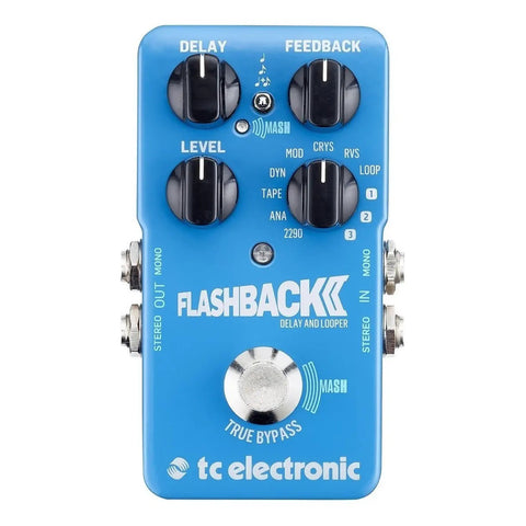 Pedal De Delay P/guitarra, Tc Electronic Flashback 2 Delay Azul